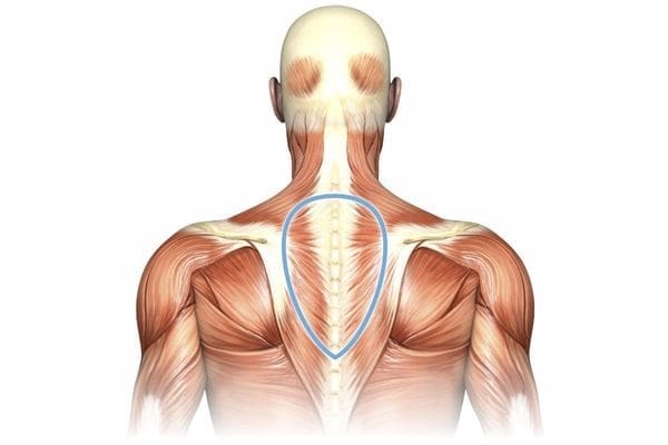 interscapular area for brown fat body fat type